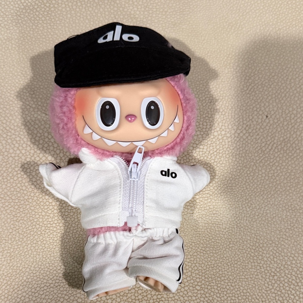 ALO Kids Smiling Doll with Pink and White Outfit